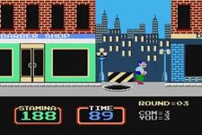 une photo d'Ã©cran de Urban Champion sur Nintendo Nes